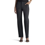 Lee 104631202 Missy Relaxed Fit Straight Leg Pant - Mid Rise - Charcoal Heather