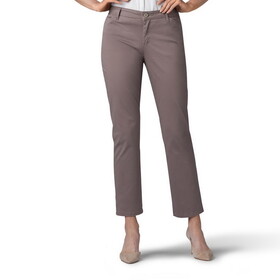 Lee 10463121U Petite Relaxed Fit Straight Leg Pant - Mid Rise - Falcon