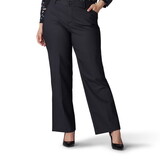 Lee 104855101 Plus Regular Fit Flex Motion Trouser Pant - Black