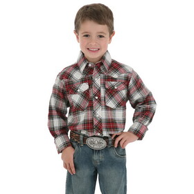 Wrangler 10BF099AA Boys Western Flannel Shirt - ROTATING ASSORTMENT - Assorted