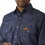 Wrangler 10FR12127 FR Flame Resistant Long Sleeve Twill Work Shirt - Indigo