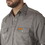 Wrangler 10FR127CH FR Flame Resistant Lightweight Work Shirt - Charcoal