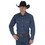 Wrangler 10MS70119 Mens Authentic Cowboy Cut Work Shirt - Blue Sale ...
