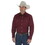 Wrangler 10MS70719 Mens Authentic Cowboy Cut Work Shirt - Red Oxide