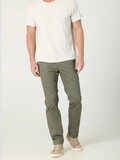 Lee 112321801 Extreme Motion Flat Front Pant - Slim Straight - Muted Olive