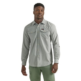 Wrangler 112338164 ATG -x- Long Sleeve Utility Shirt - Solids - Raven