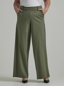 Lee 112343944 ULC Any Wear Wide Leg Pant - Olive Grove