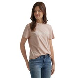 Wrangler 112344134 Retro Year-Round Short Sleeve T-Shirt - Regular Fit - Peach Whip Heather