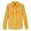 Wrangler 112344177 Girls Western Top - Yellow Multi