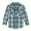 Wrangler 112344541 Baby Boy Western Shirt - Turquoise