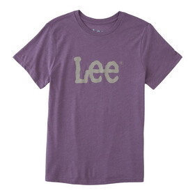 Lee 112347031 Short Sleeve Graphic T-Shirt - Regular Fit - Grapeade Heather