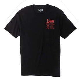 Lee 112347081 Graphic Knit Short Sleeve Shirt - Regular Fit - Jet Black