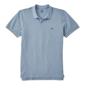 Lee 112347472 Legendary Polo Shirt - Heather Blue Sky