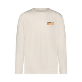 Wrangler RIGGS WORKWEAR Long Sleeve Graphic T-Shirt - Marshmallow