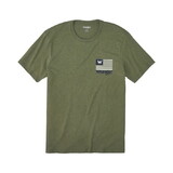 Wrangler Graphic Short Sleeve T-Shirt - Regular Fit - Deep Lichen Green Heather