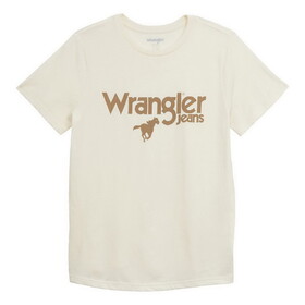 Wrangler Retro Graphic Tee - Regular Fit - Antique White