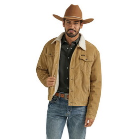 Wrangler 112352872 Corduroy Jacket - Sherpa Lined - Wheat