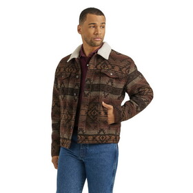 Wrangler 112352966 Jacquard Jacket - Sherpa Lined - Canyon Vibe