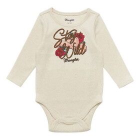 Wrangler 112353057 Baby Girl Bodysuit - White