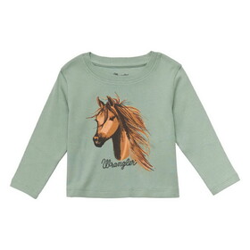 Wrangler 112353059 Baby Girl Shirt - Green