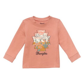 Wrangler 112353060 Baby Girl Sweatshirt - Peach