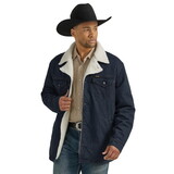 Wrangler 112353374 Sherpa Lined Jacket - Rustic Navy