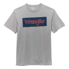 Wrangler Short Sleeve T-shirt - Regular Fit - Ultimate Gray Heather