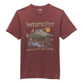 Wrangler Short Sleeve T-shirt - Regular Fit - Port Heather