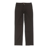 Lee Wrinkle Free Straight Leg Pant - Espresso