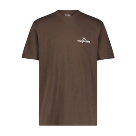 Wrangler RIGGS WORKWEAR Short Sleeve Graphic T-Shirt - Chocolate Brown