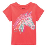 Wrangler 112379466 Girls Short Sleeve T-Shirt - Pink