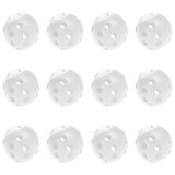 GOGO 12 Pack Perforated Plastic Baseball for Practice, 9 Inches Circumference, Christmas Ornament