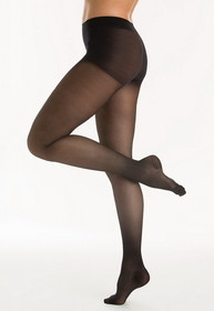 AlphaBrace 19020 15-20 mmHg Medium Graduated Support Compression Pantyhose, Hosiery Fine Italian Made Fashionable Sheer Stockings