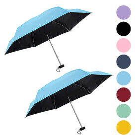 TOPTIE Mini Umbrella Compact Folding Umbrella with UV Protection Bulk Parasol