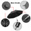TOPTIE Reverse Umbrella with Reflective Stripe, Windproof Folding Inverted Umbrella (Navy)