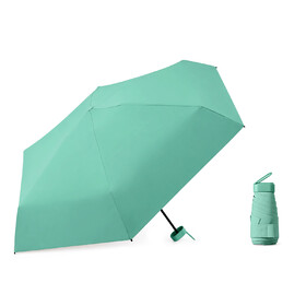 TOPTIE Mini UV Umbrella for Purse Compact Folding Umbrella with A Loop For Hooking