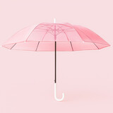 TOPTIE Transparent Umbrella Clear Stick Umbrella for Waterproof, Ideal for 1-2 People