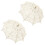 TOPTIE 2 PCS Wedding Lace Parasols, Vintage Bridal Umbrellas for Wholesale, Costume Accessory, Photo Prop - Beige