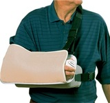 AliMed 510917 EZY Wrap Shoulder Immobilizer with Contoured Arm Wedge and Body Strap