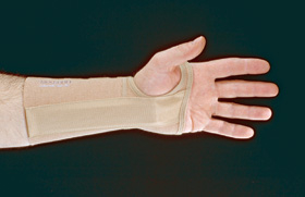 AliMed 5729- Long Elastic Wrist Support. Left - XX-Small