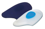 AliMed 65627- Visco-Gel Posted Heel Pad - Soft Spur Spot - Covered - Small - Pair
