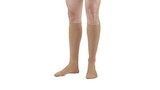 AliMed 66924 Support Stocking, 15-20 mmHg, X-Large, Knee Length, Beige, Closed Toe #66924