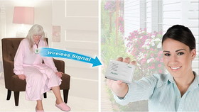 AliMed 711155 Smart&#174; Caregiver Wireless Departure and Fall Prevention 2-Pendant Paging System