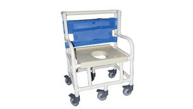 AliMed 712369 Bariatric Shower Commode Chair, 600 lb. Wt. Cap.