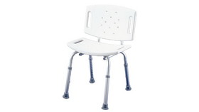 AliMed 7385 Shower Bench with Back #7385