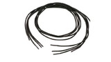 AliMed 8176- Elastic Shoelaces - Round - Black - 27