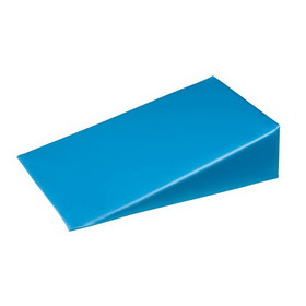 AliMed 9-674- 20 Degrees Positioning Wedge - Upholstered Blue Vinyl - 11"W x 7"L x 4"H