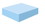 AliMed 91-354- 4" Thick Rectangle Positioner - Blue Nylon Cover - 7"Dx10"Lx4"H
