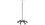 AliMed 91-644 Infusion Pump Stand, 16" Base Epoxy-Coated, 4 Hooks, 5 Legs #91-644