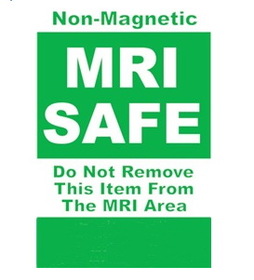 AliMed MRI Safe and Caution Stickers